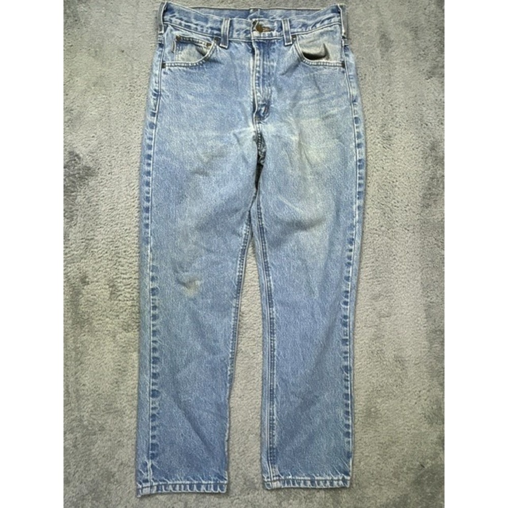 Vintage Carhartt Jeans Mens 31x30 (Actual 29x29) Light Traditional Fit B18-DST